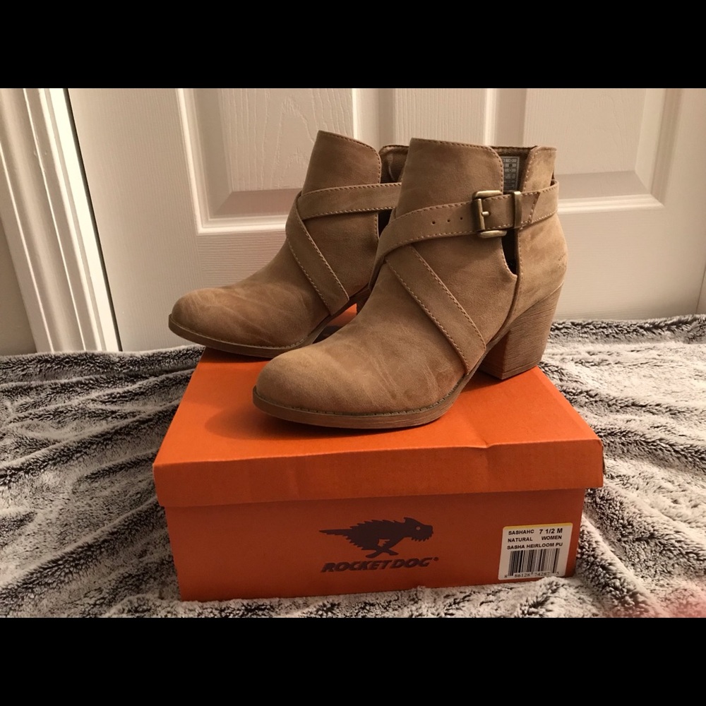 Tan Booties